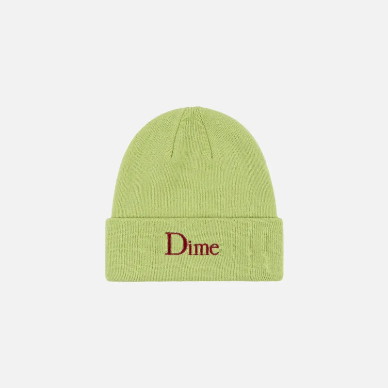 CLASSIC WOOL FOLD BEANIE - LIME sold by Lapstone & Hammer