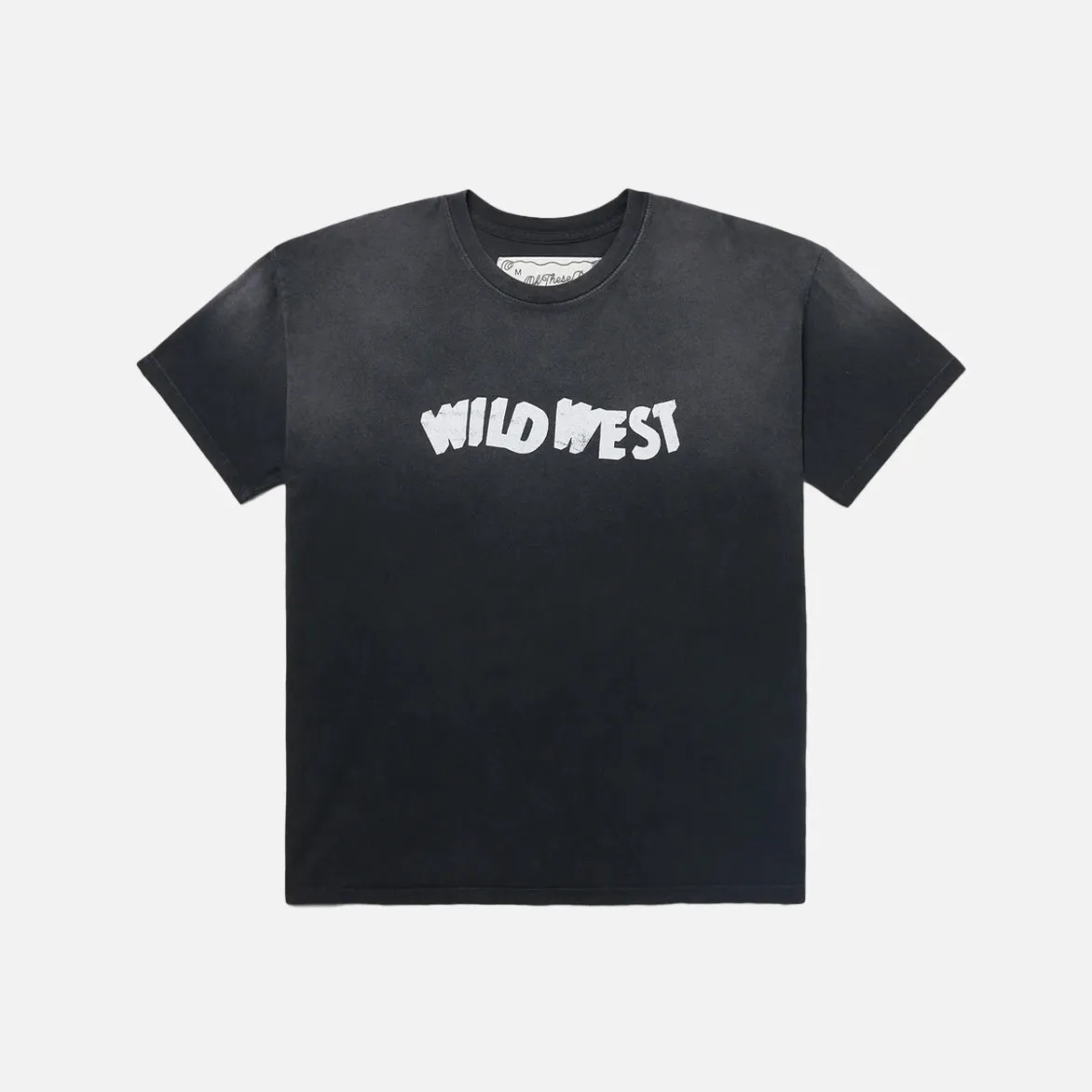 WILD WEST TEE - WASHED BLACK sold by Lapstone & Hammer