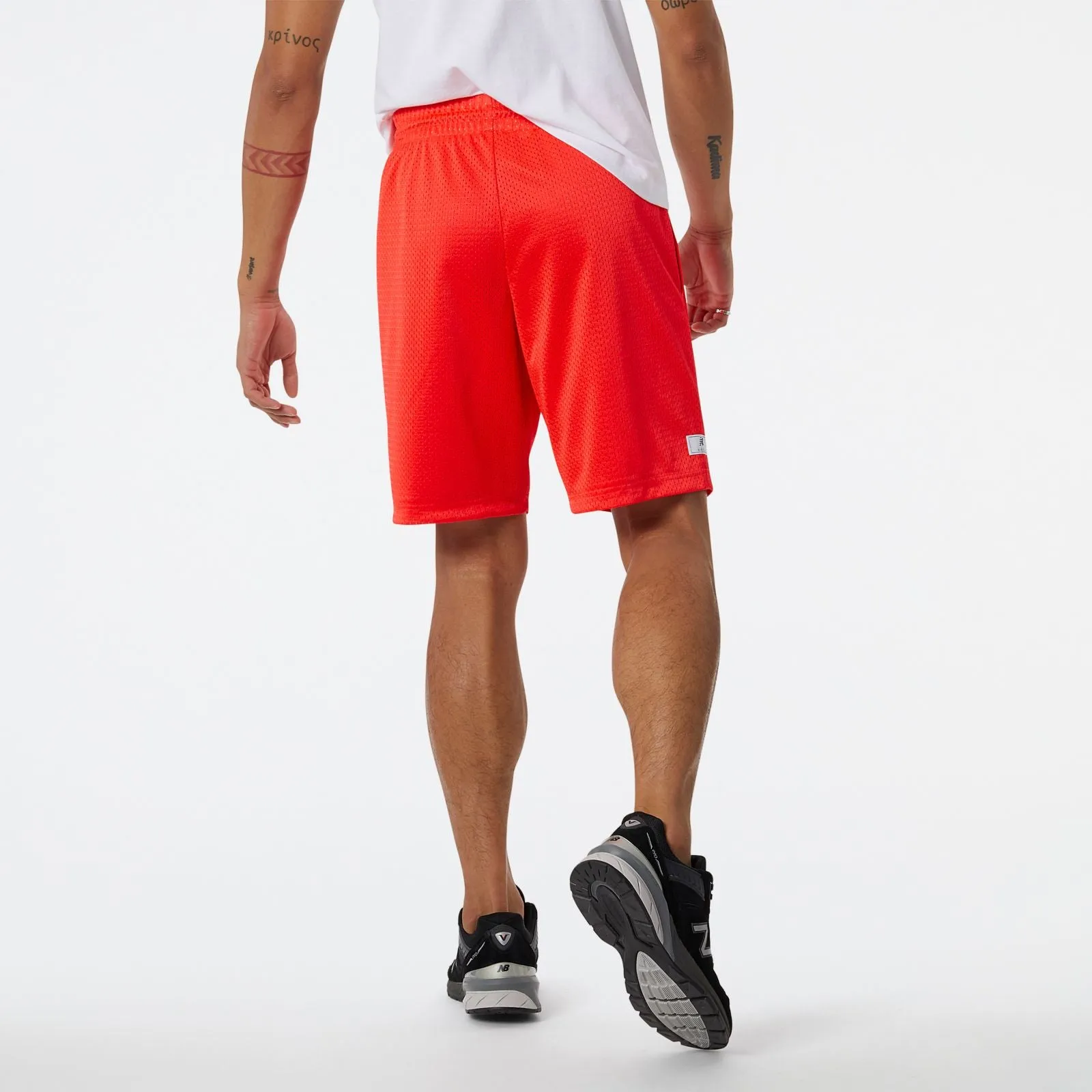 NB Essential BBall Short - energy red sold by Lapstone & Hammer product image thumbnail 3