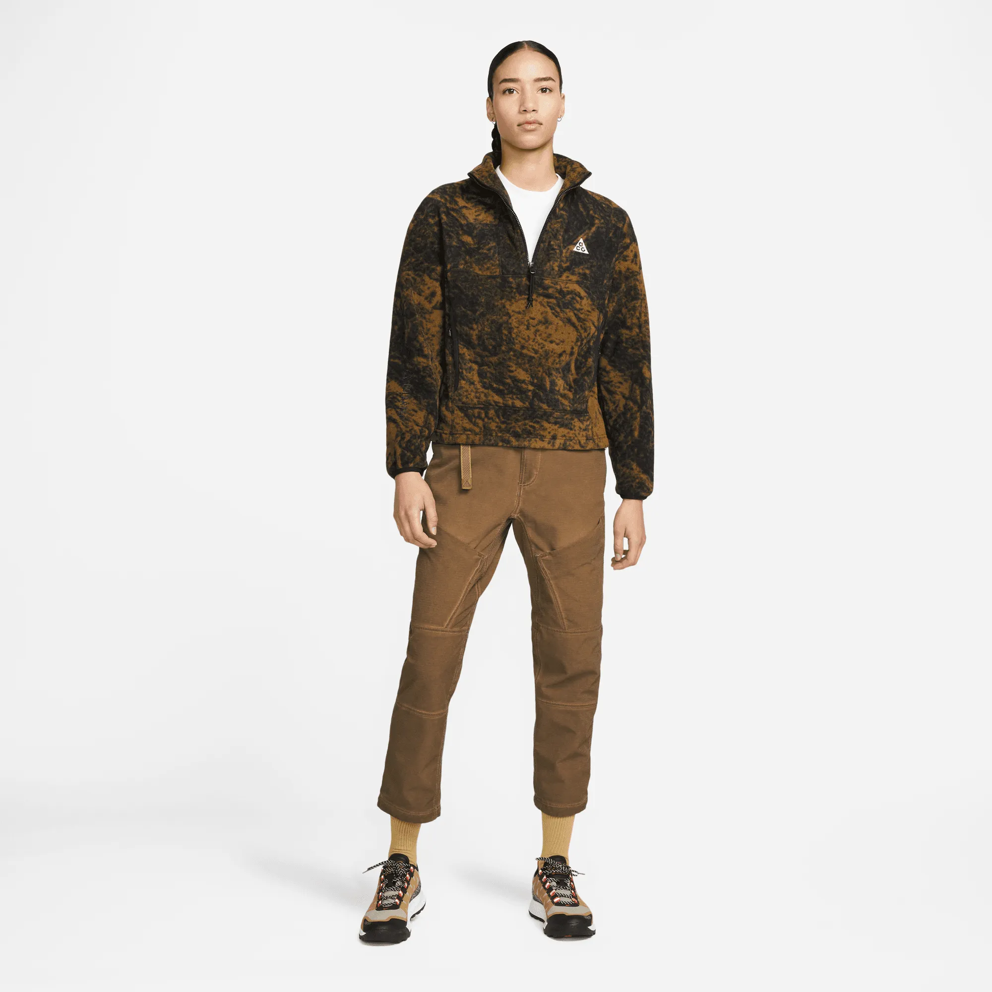 WMNS ACG THERMA-FIT "WOLF TREE" 1/2 ZIP PULLOVER - HAZEL RUSH sold by Lapstone & Hammer product image thumbnail 5