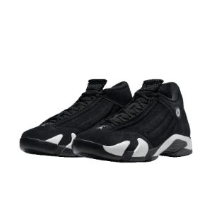 AIR JORDAN 14 RETRO "BLACK / WHITE" sold by Lapstone & Hammer