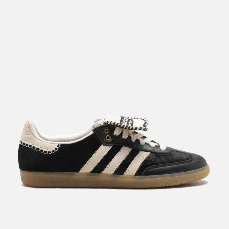 WALES BONNER X ADIDAS PONY TONAL SAMBA "CORE BLACK" sold by Lapstone & Hammer
