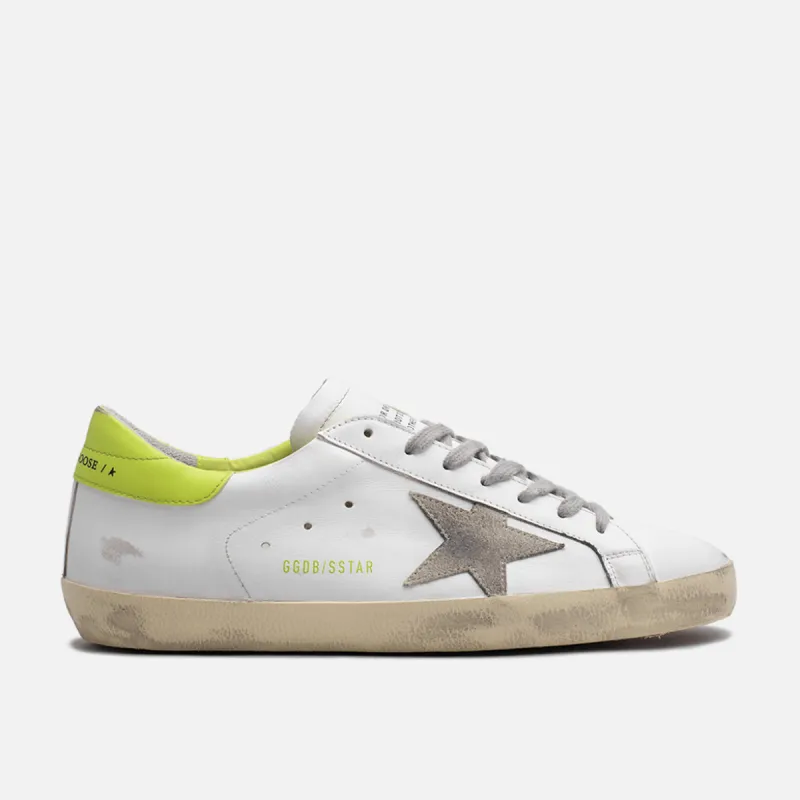 SUPERSTAR CLASSIC LEATHER - WHITE / ICE / LIME GREEN sold by Lapstone & Hammer