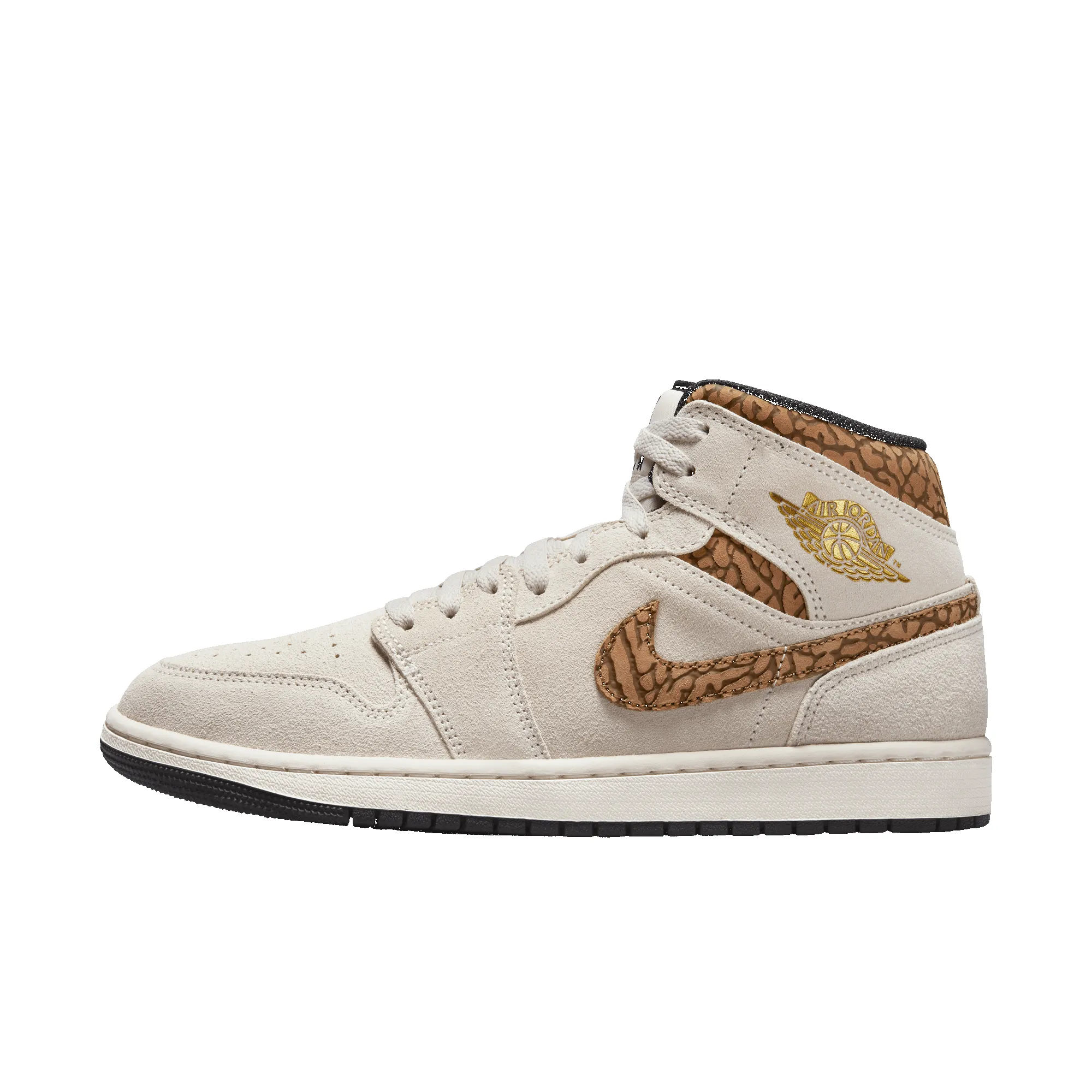 JORDAN 1 MID SE "BROWN ELEPHANT" sold by Lapstone & Hammer product image thumbnail 5