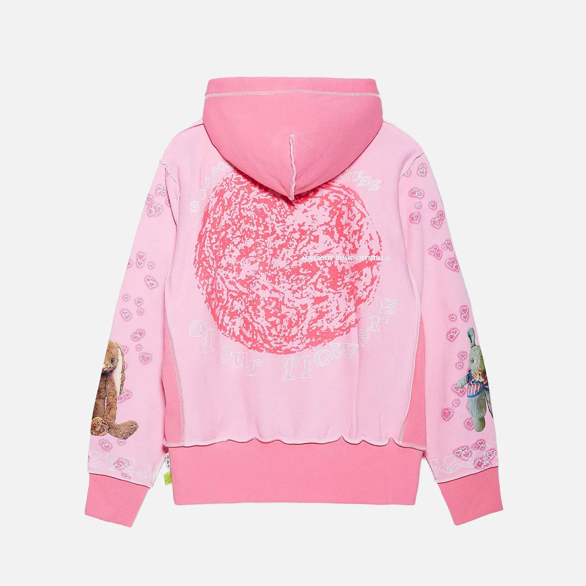 ABC. FLOWERS FOREVER HOODIE - PINK | Parallel