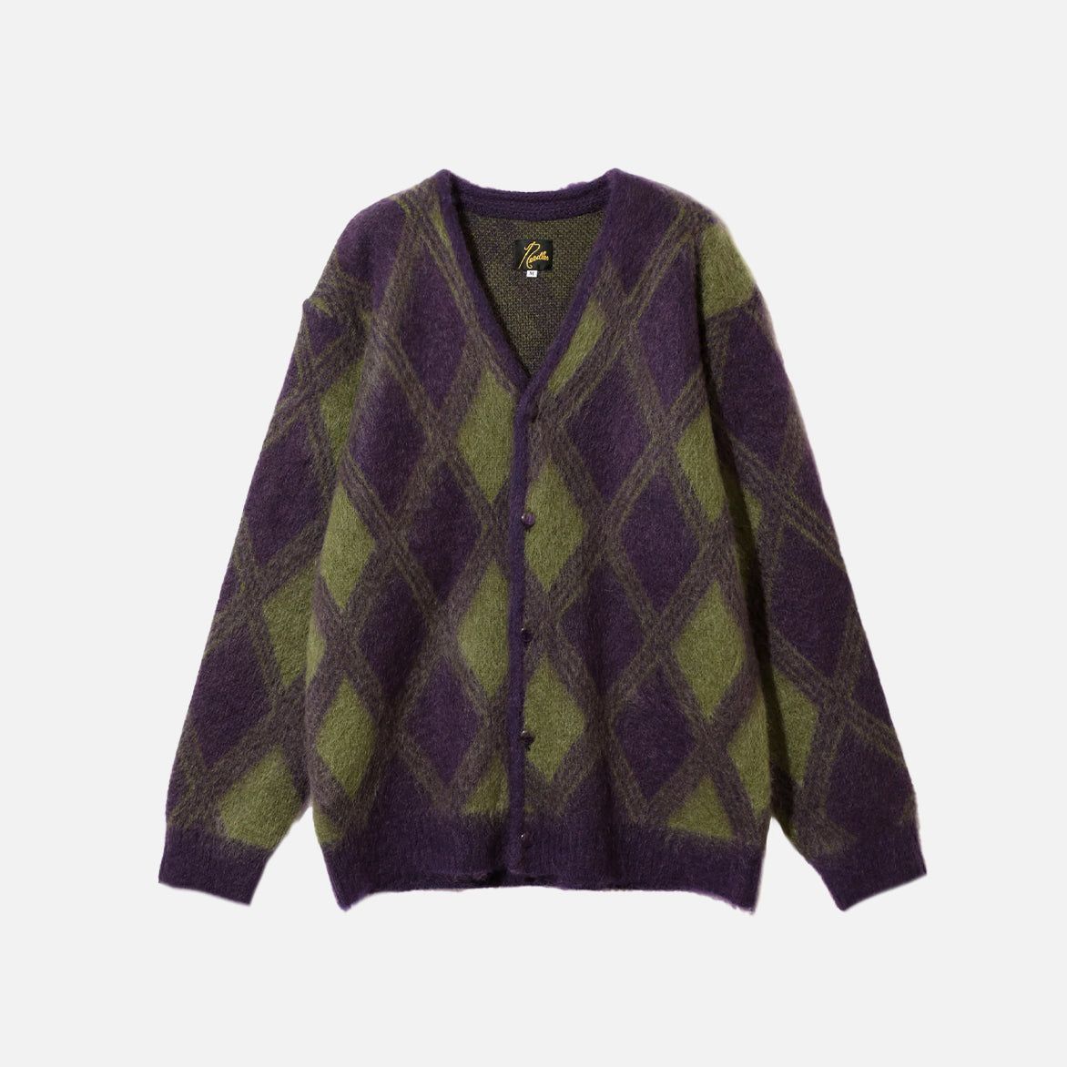 MOHAIR CARDIGAN - ARGYLE sold by Lapstone & Hammer