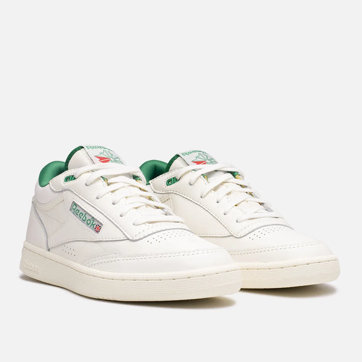 CLUB C MID II VINTAGE - WHITE / GREEN sold by Lapstone & Hammer product image thumbnail 2