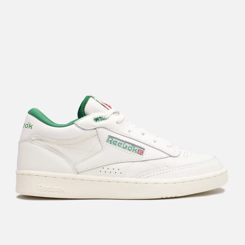 CLUB C MID II VINTAGE - WHITE / GREEN sold by Lapstone & Hammer