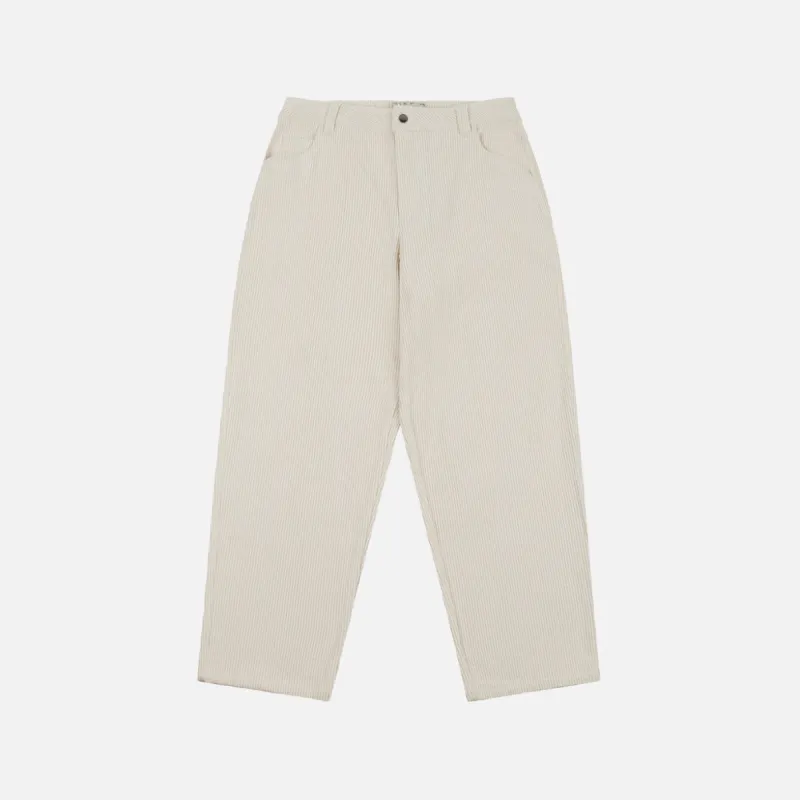 CLASSIC BAGGY CORDUROY PANTS - CREAM sold by Lapstone & Hammer