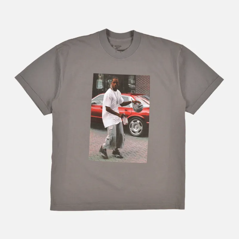 ALLEN IVERSON "BALL IN HAND" TEE - CHARCOAL sold by Lapstone & Hammer