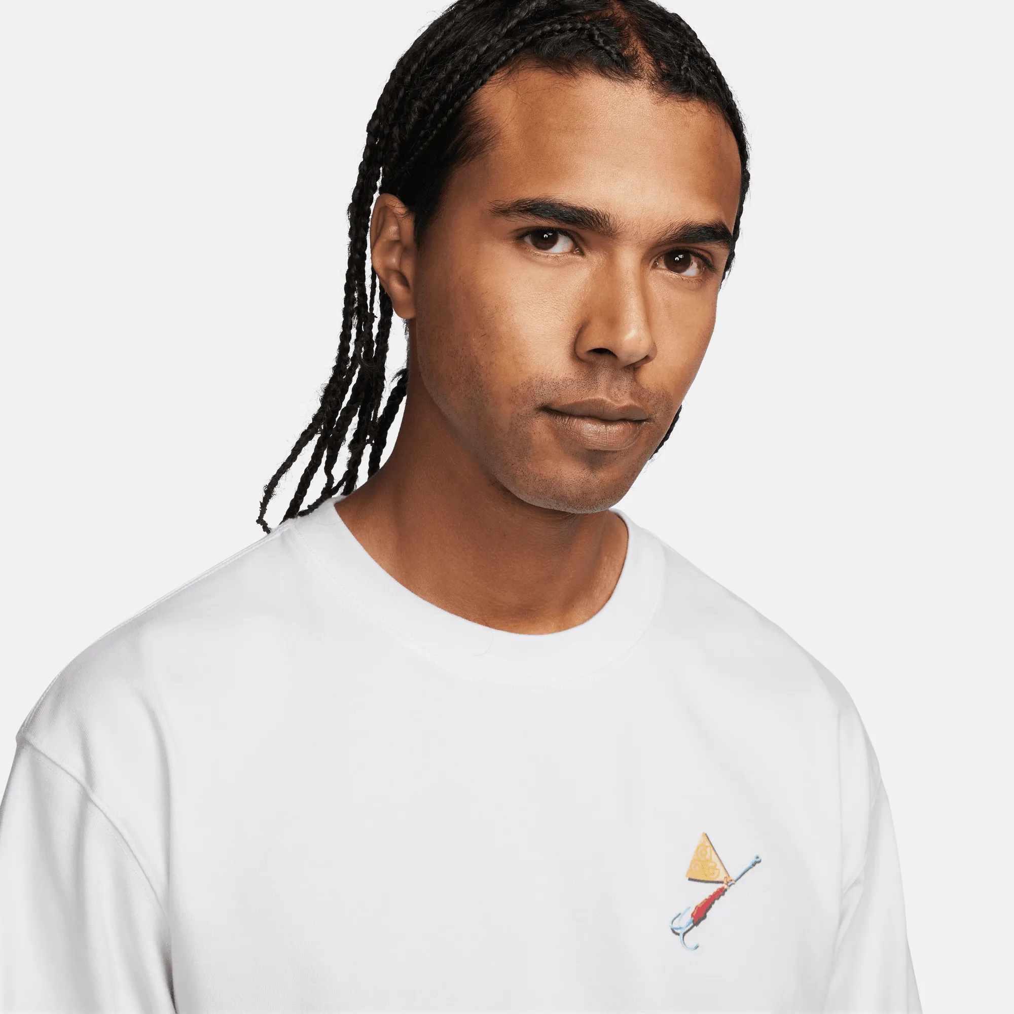ACG DRI-FIT L/S TEE - SUMMIT WHITE sold by Lapstone & Hammer product image thumbnail 4