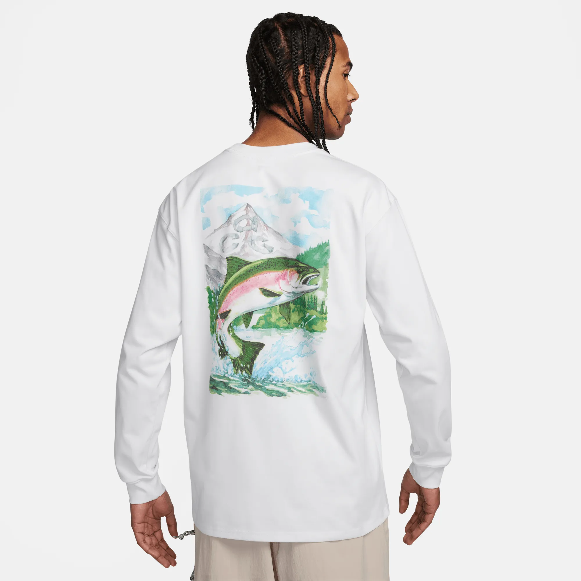 ACG DRI-FIT L/S TEE - SUMMIT WHITE sold by Lapstone & Hammer product image thumbnail 2