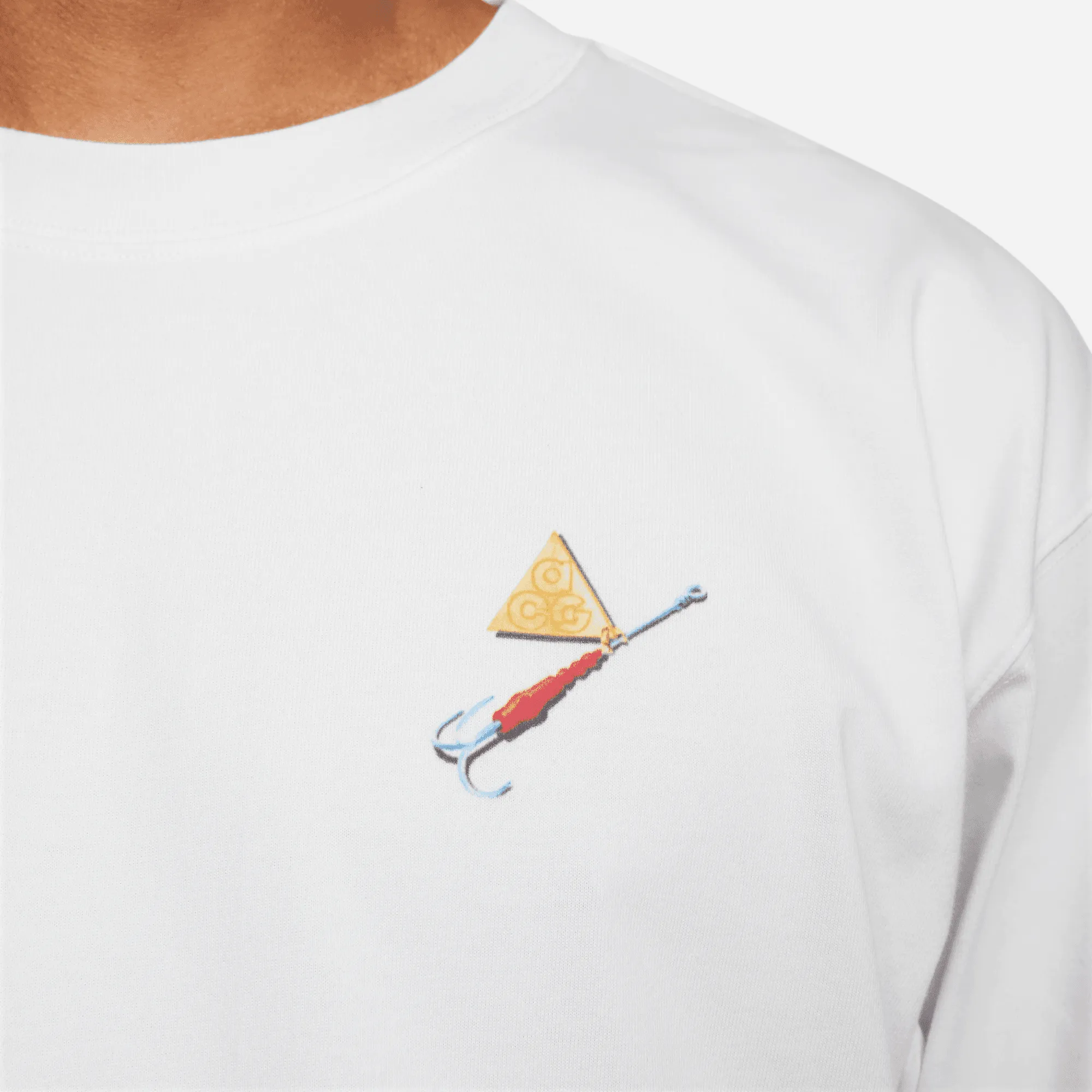 ACG DRI-FIT L/S TEE - SUMMIT WHITE sold by Lapstone & Hammer product image thumbnail 5