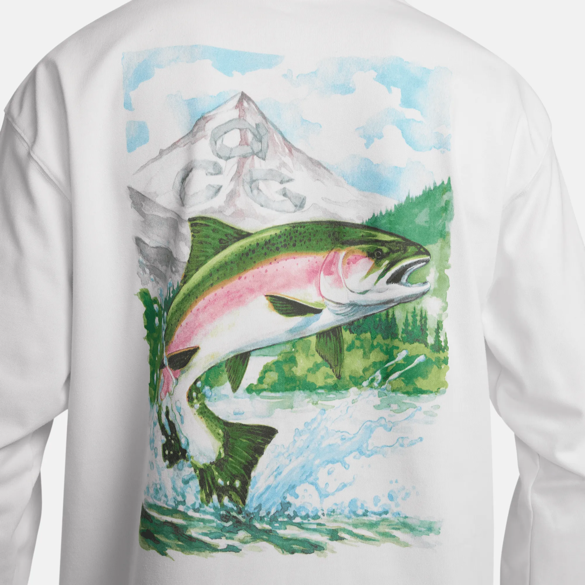 ACG DRI-FIT L/S TEE - SUMMIT WHITE sold by Lapstone & Hammer product image thumbnail 3