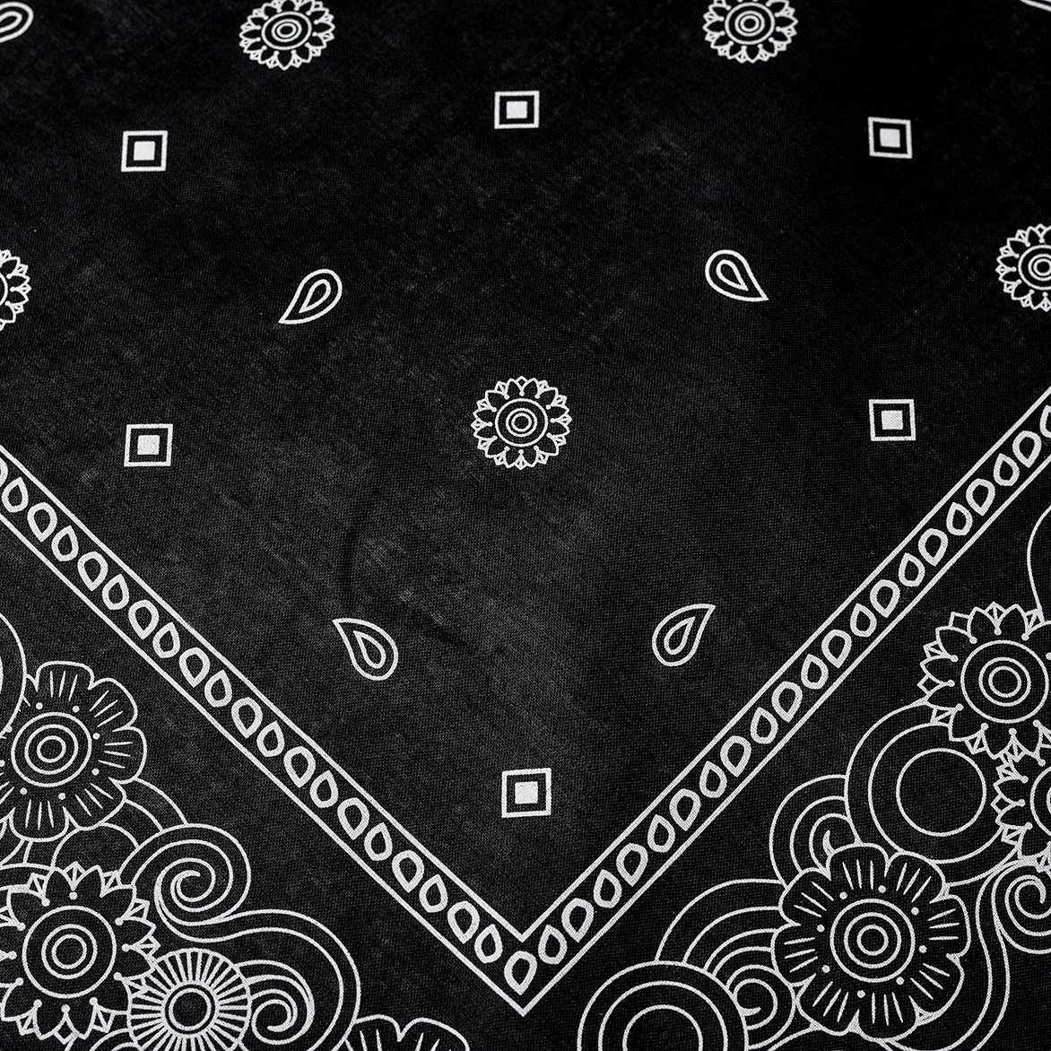 LAPSTONE STACK DECO BANDANA - BLACK / WHITE sold by Lapstone & Hammer product image thumbnail 2