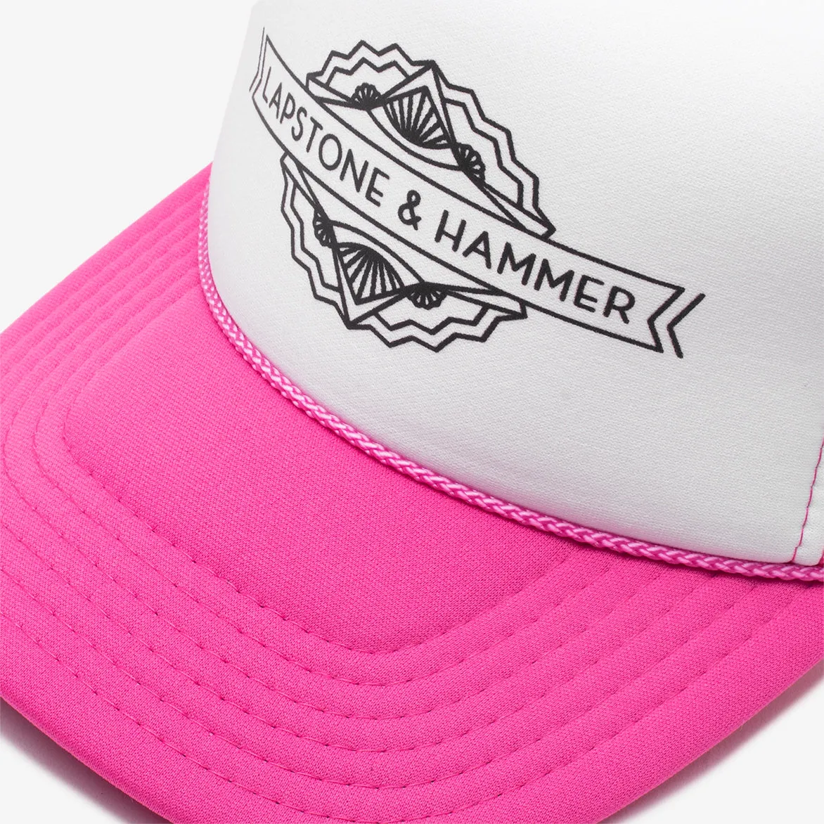 LAPSTONE TRUCKER HAT - HOT PINK sold by Lapstone & Hammer product image thumbnail 3