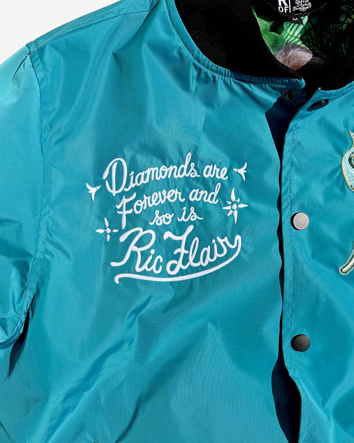 RIC FLAIR STYLIN' & PROFILIN' JACKET - TEAL sold by Lapstone & Hammer product image thumbnail 5