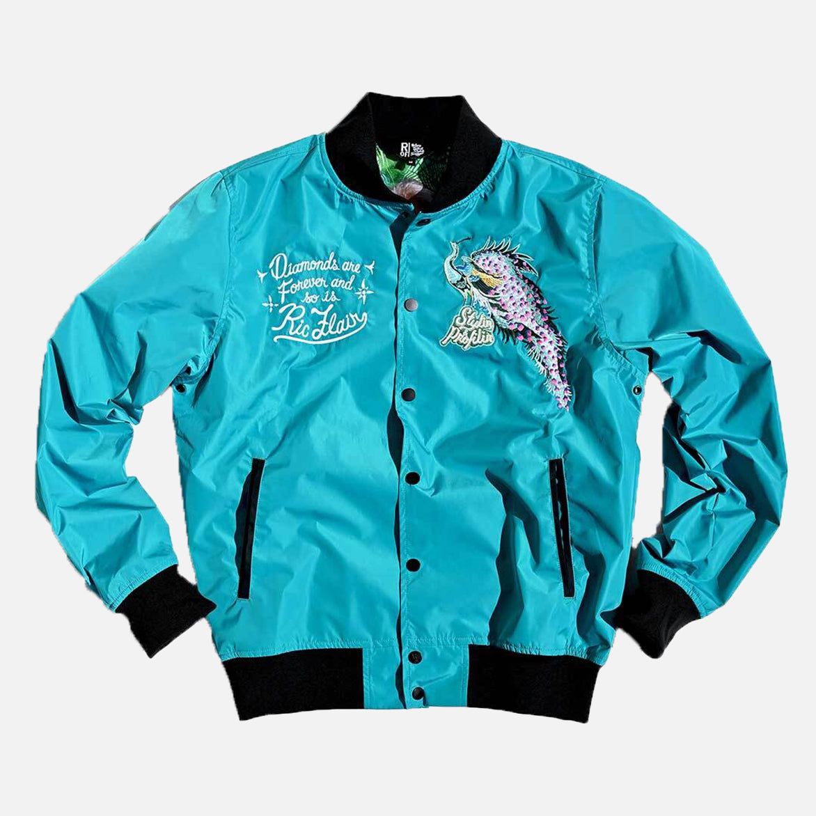 RIC FLAIR STYLIN' & PROFILIN' JACKET - TEAL sold by Lapstone & Hammer