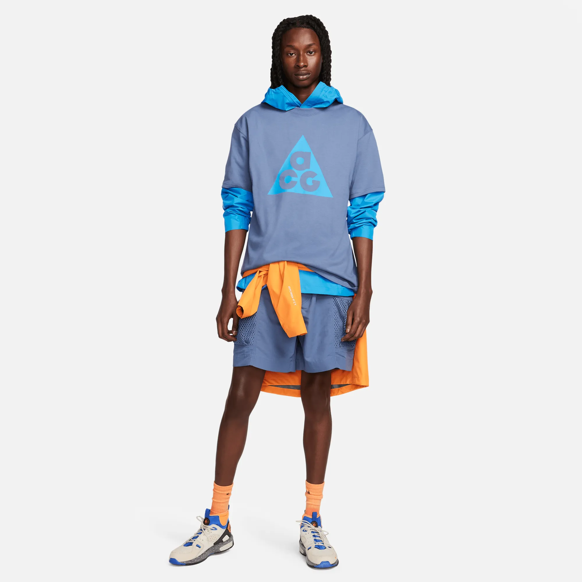 ACG MENS S/S TEE - DIFFUSED BLUE sold by Lapstone & Hammer product image thumbnail 2
