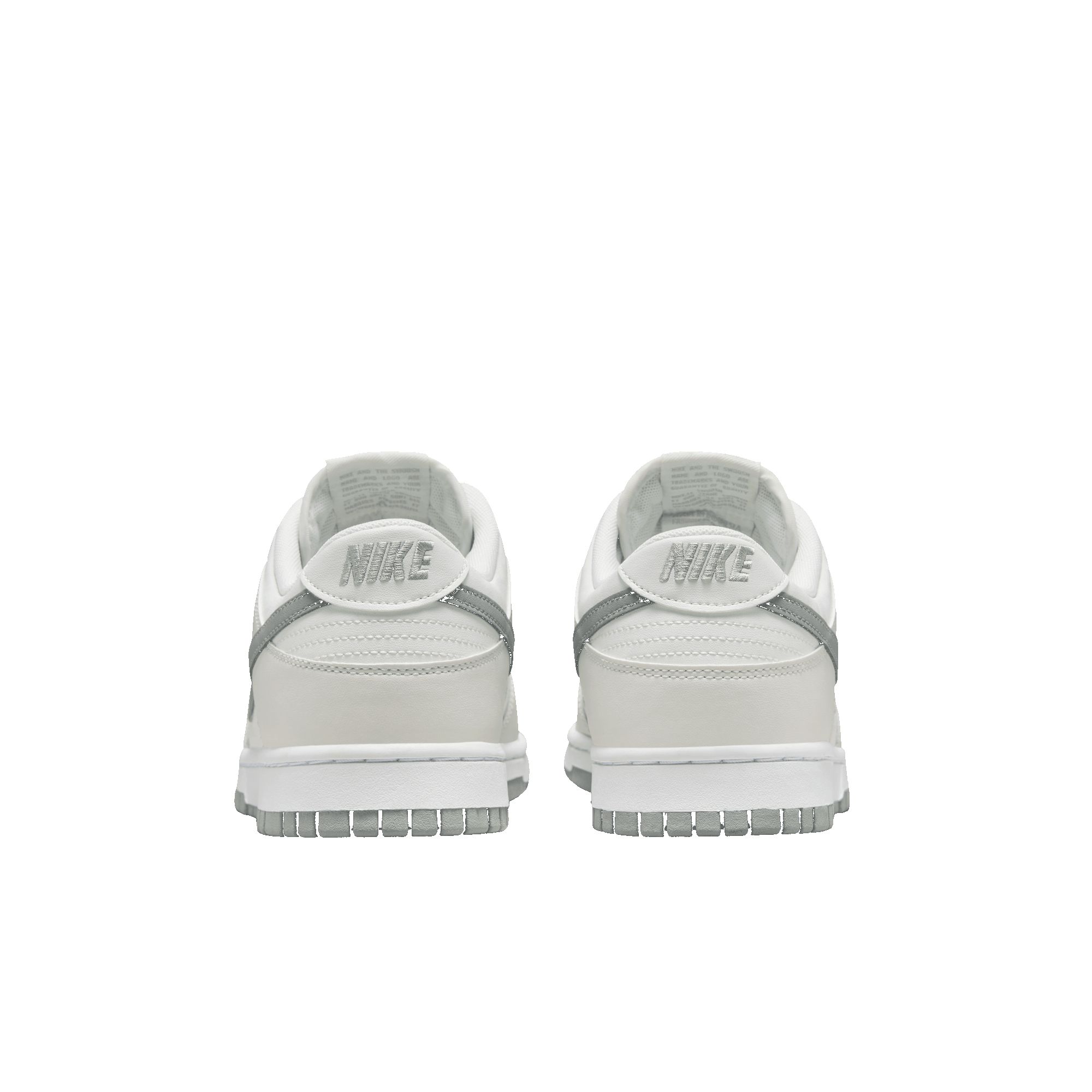 DUNK LOW RETRO - WHITE / LIGHT SMOKE GREY sold by Lapstone & Hammer product image thumbnail 2