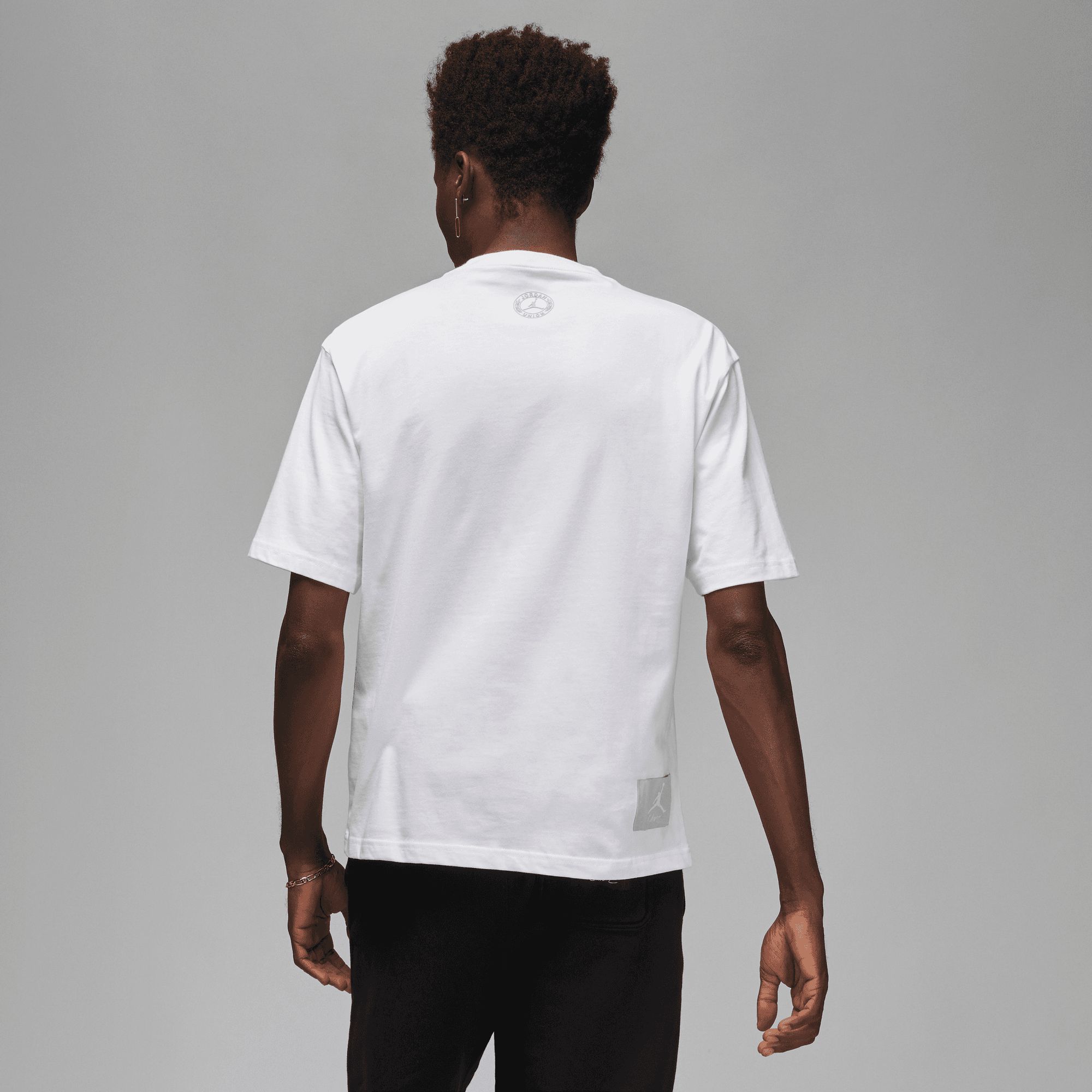 UNION LA X JORDAN S/S T-SHIRT - WHITE / GREY HAZE sold by Lapstone & Hammer product image thumbnail 2