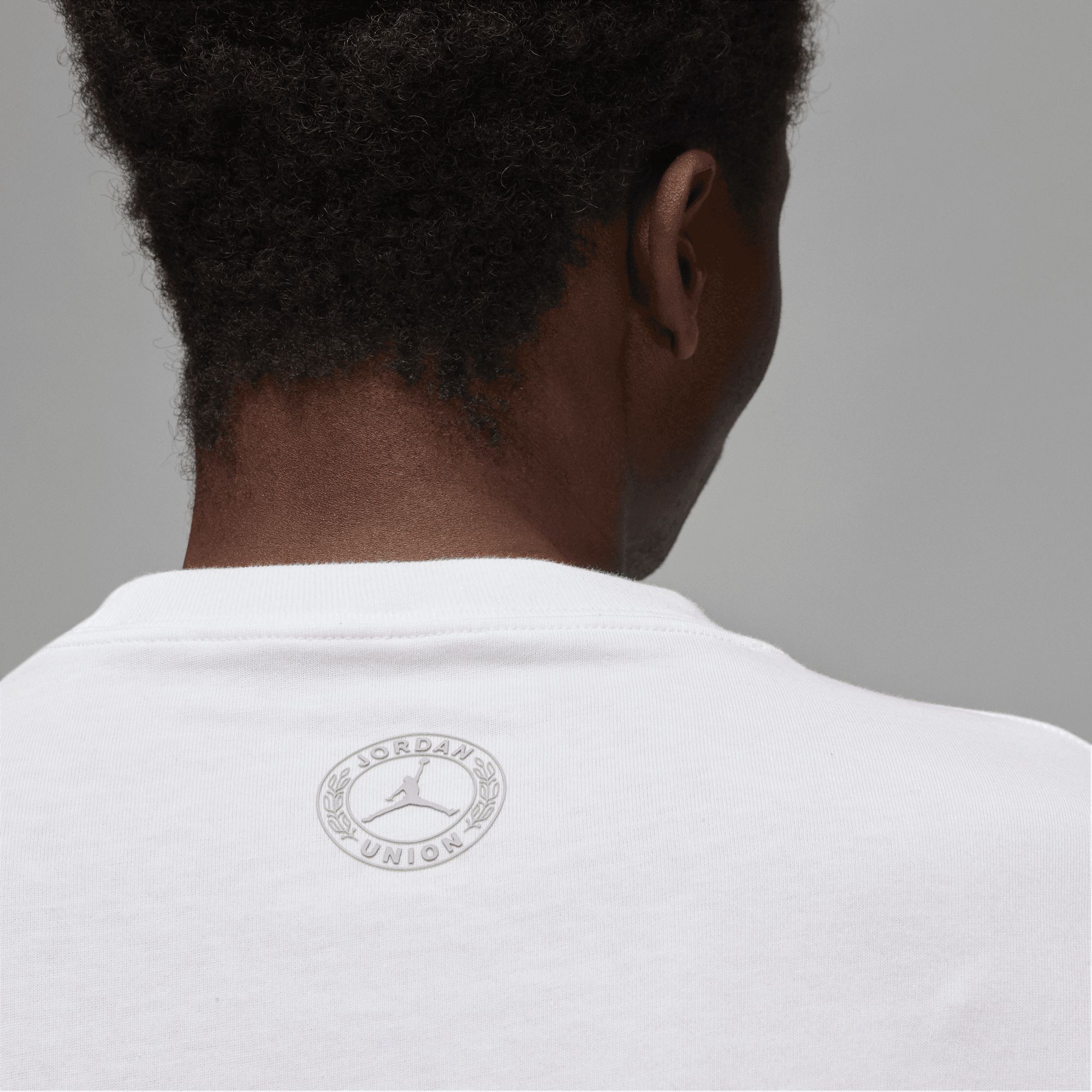 UNION LA X JORDAN S/S T-SHIRT - WHITE / GREY HAZE sold by Lapstone & Hammer product image thumbnail 5