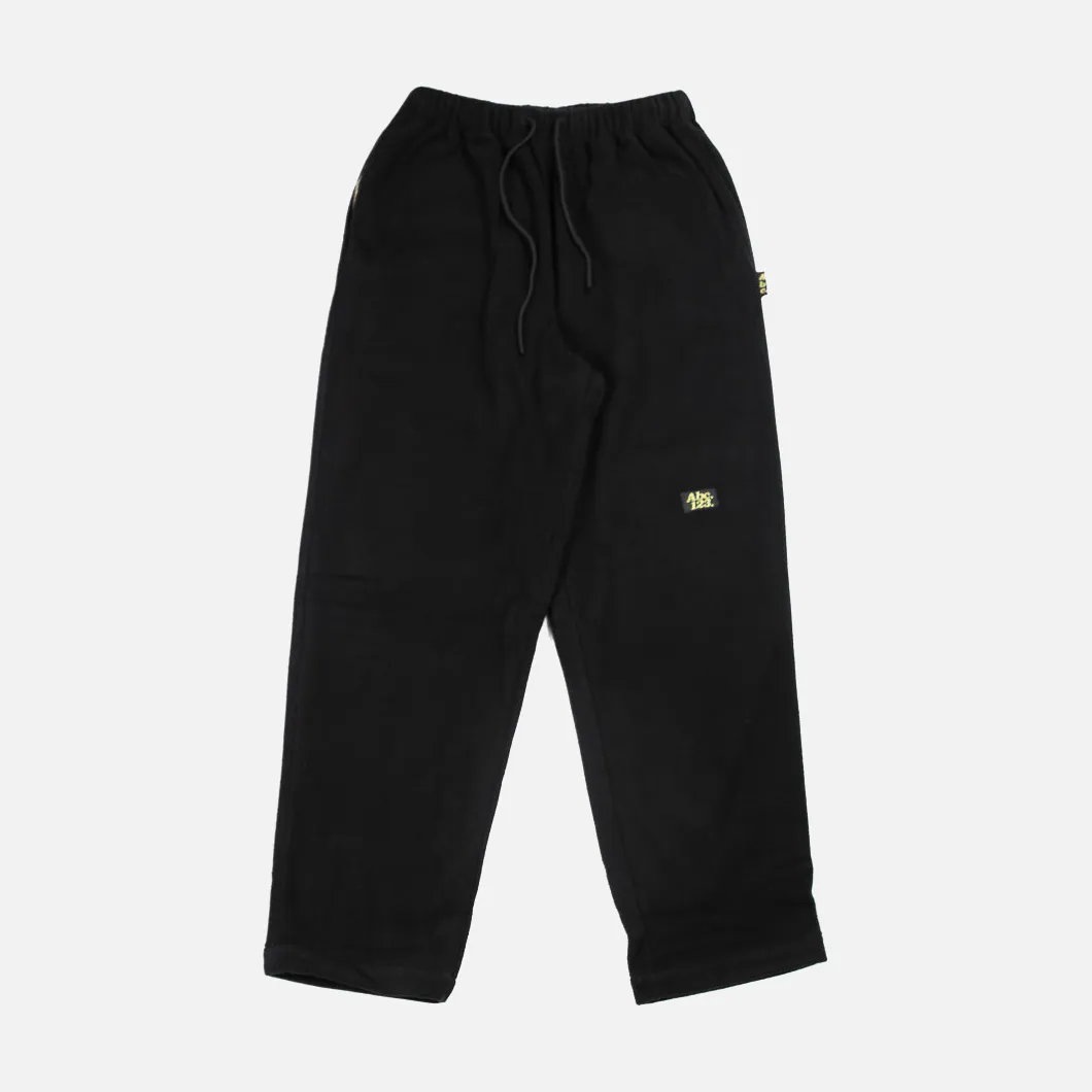 ABC. 123. POLAR FLEECE SWEATPANTS - ANTHRACITE BLACK sold by Lapstone & Hammer