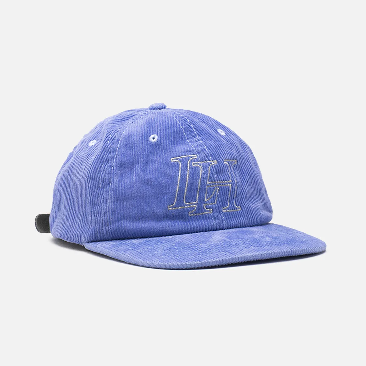 DIP DYE CORDUROY 6 PANEL HAT - INDIGO sold by Lapstone & Hammer product image thumbnail 5