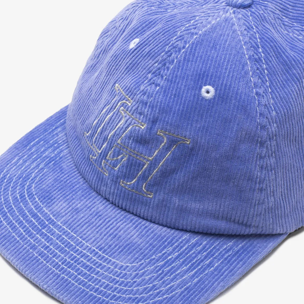 DIP DYE CORDUROY 6 PANEL HAT - INDIGO sold by Lapstone & Hammer product image thumbnail 4