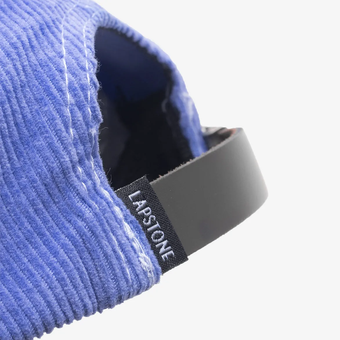 DIP DYE CORDUROY 6 PANEL HAT - INDIGO sold by Lapstone & Hammer product image thumbnail 3