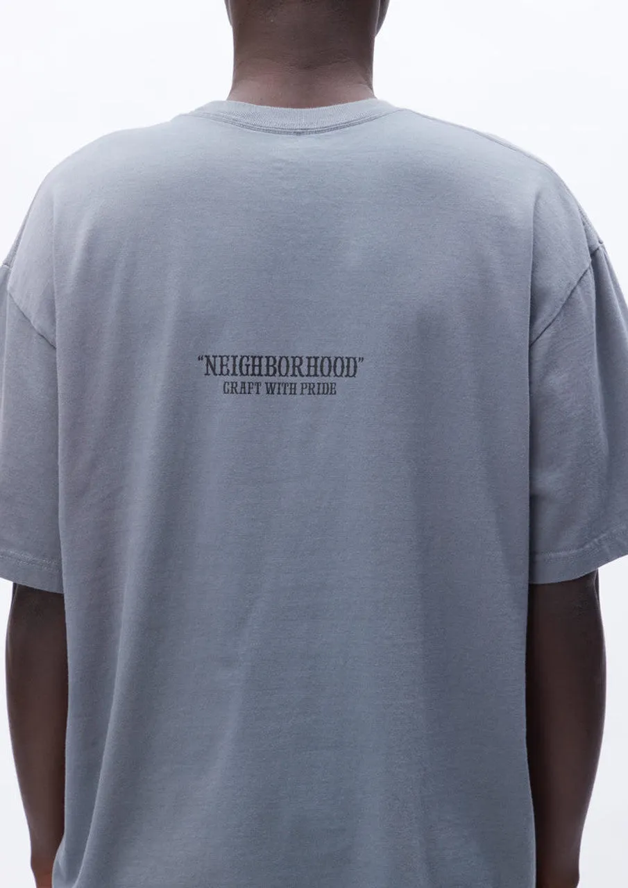 NH. TEE SS-10 - GREY sold by Lapstone & Hammer product image thumbnail 3