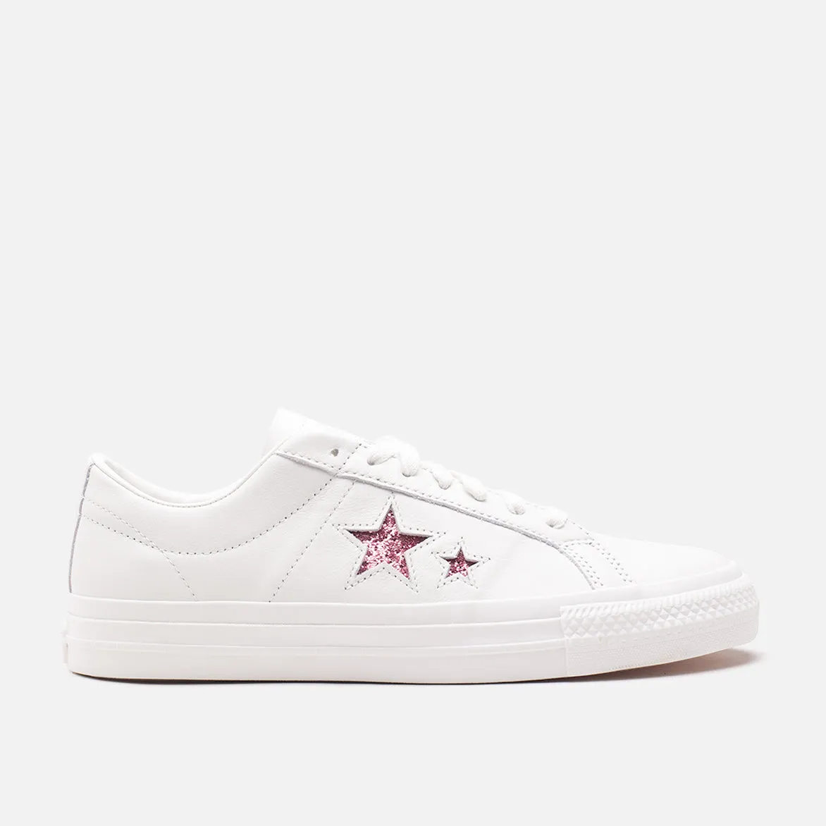 TURNSTILE X CONVERSE ONE STAR PRO OX - WHITE / PINK sold by Lapstone & Hammer