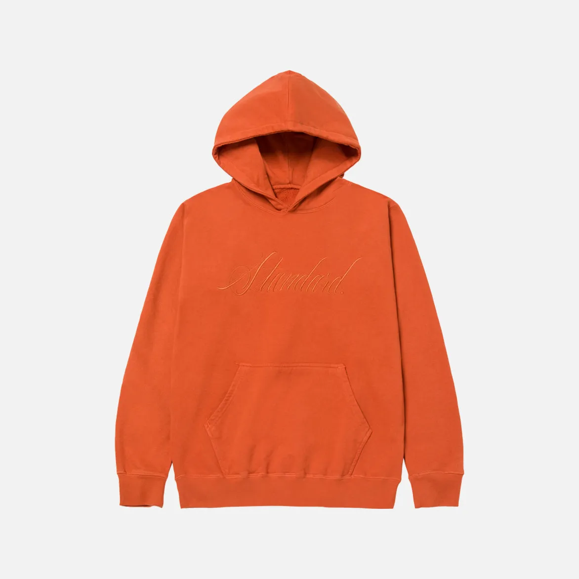 BJ BETTS X STANDARD ISSUE HOODIE - RUST sold by Lapstone & Hammer