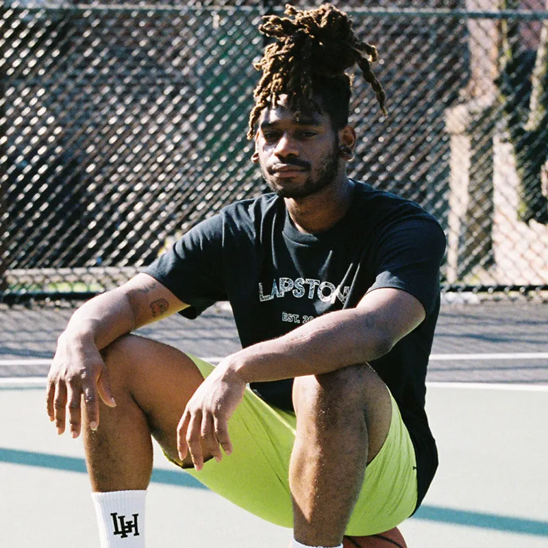 LAPSTONE ARCH DECO TEE - BLACK / WHITE sold by Lapstone & Hammer product image thumbnail 4