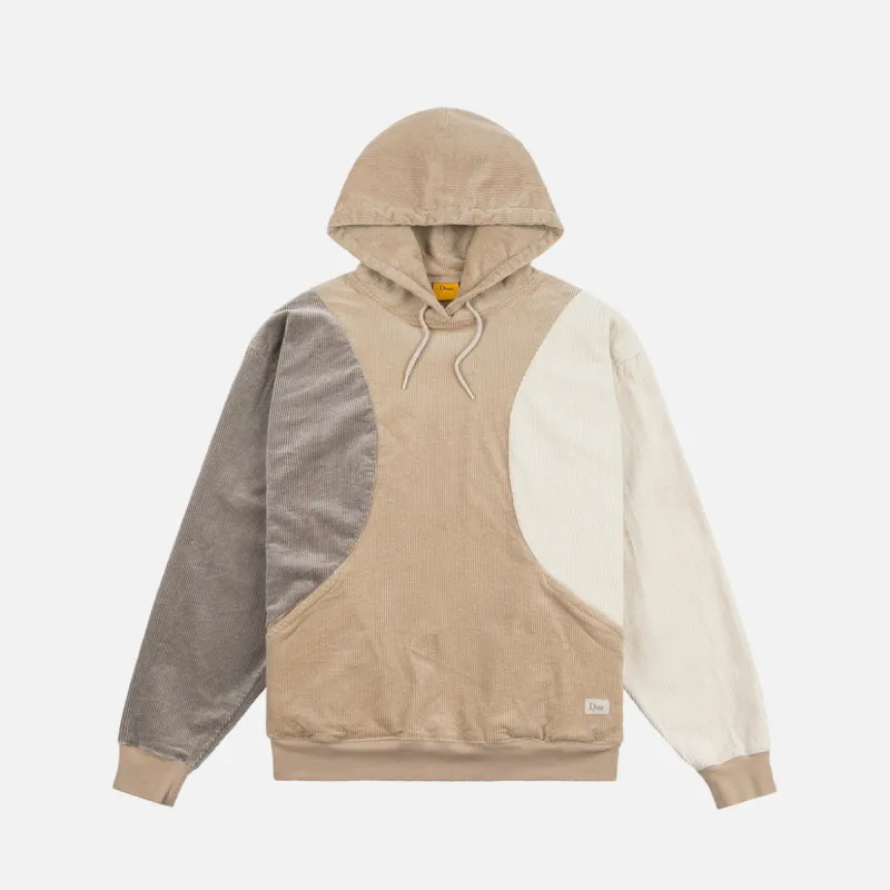 WAVE CORDUROY HOODIE - BEIGE sold by Lapstone & Hammer