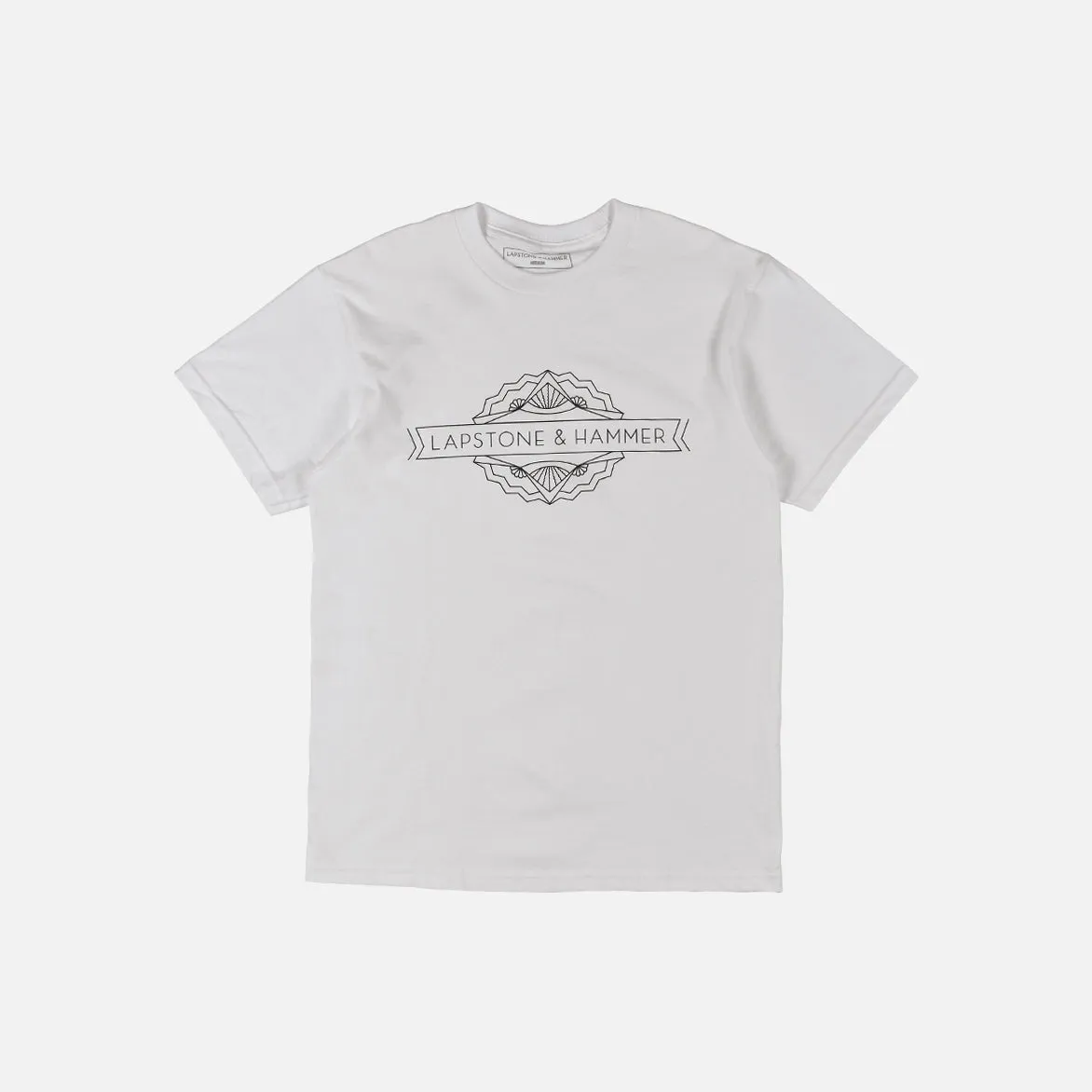 LH MAIN LOGO TEE - WHITE sold by Lapstone & Hammer