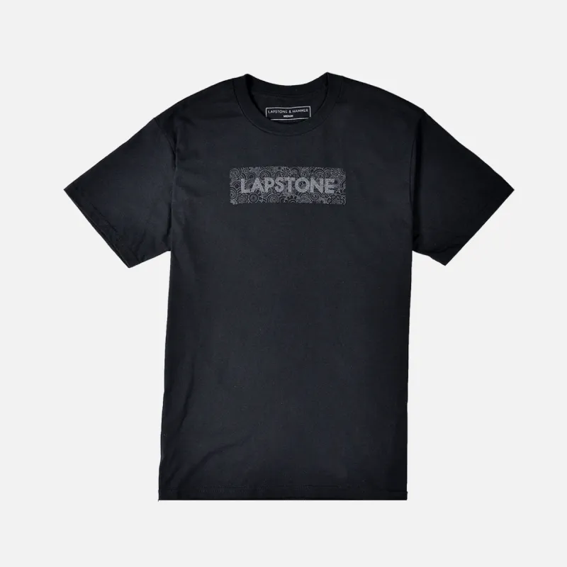 LAPSTONE DECO BOX TEE - BLACK REFLECTIVE sold by Lapstone & Hammer