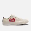 CDG PLAY X CONVERSE CHUCK TAYLOR ALL STAR '70 OX - WHITE sold by Lapstone & Hammer