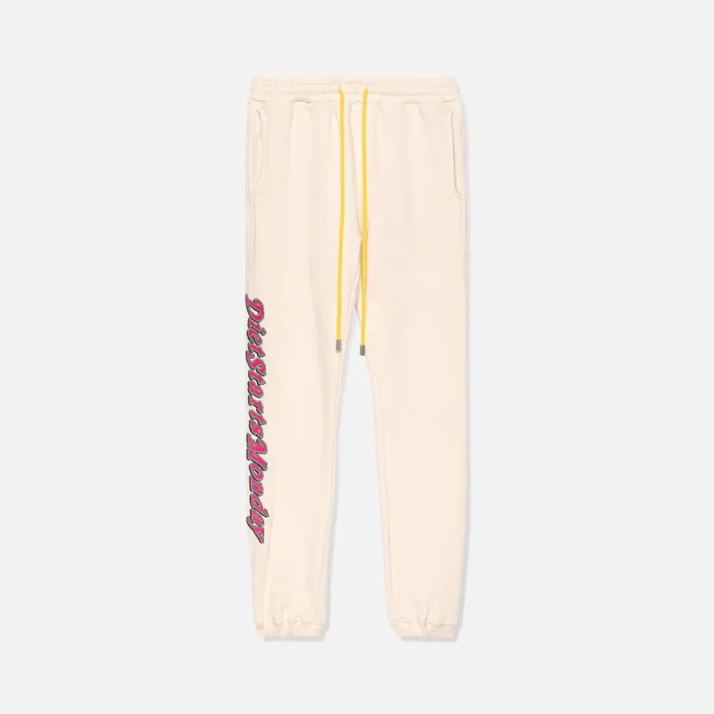 SPELL OUT SWEATPANTS - CREAM sold by Lapstone & Hammer