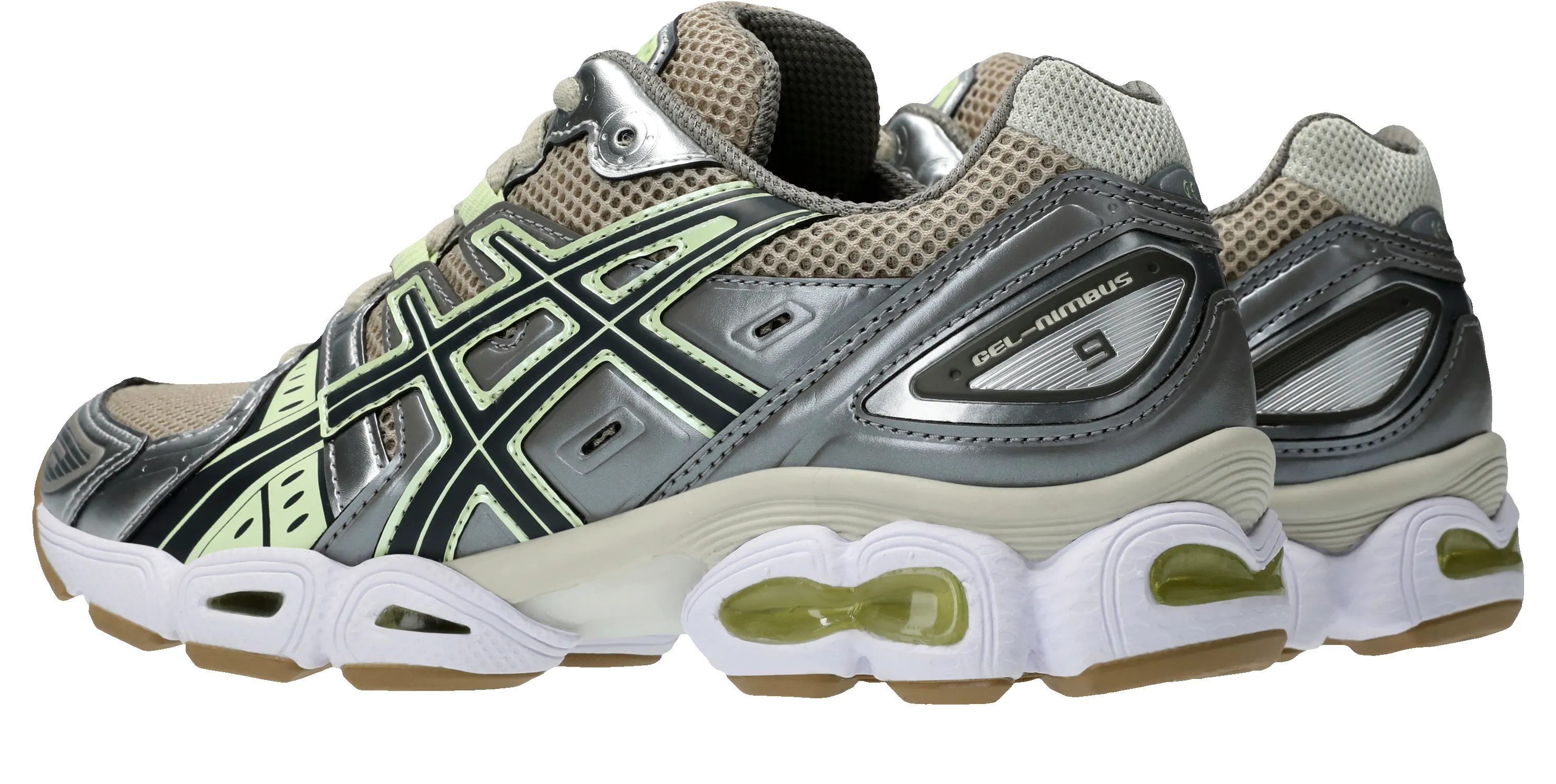 WMNS GEL-NIMBUS 9 - FEATHER GREY / CARRIER GREY sold by Lapstone & Hammer product image thumbnail 3