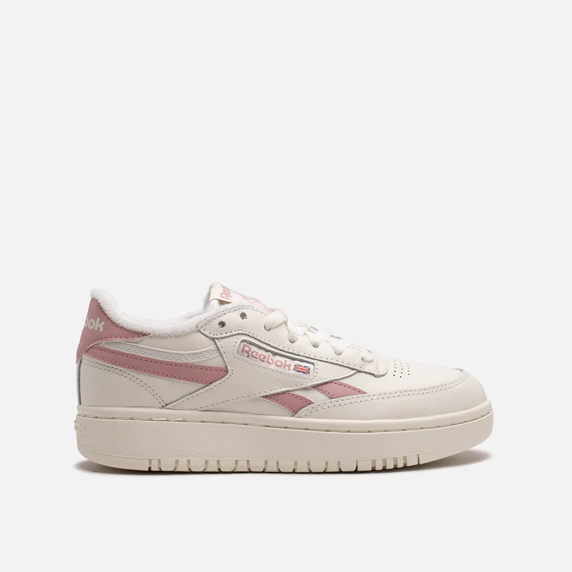 WMNS CLUB C DOUBLE REVENGE - CLOUD WHITE / SOFT ECRU / FROST BERRY sold by Lapstone & Hammer
