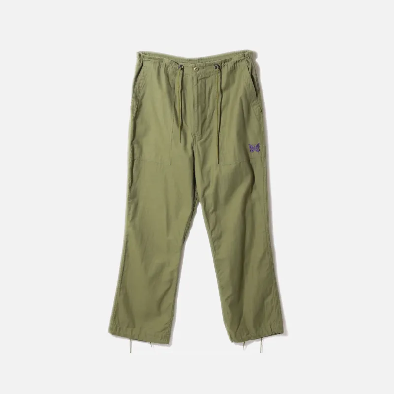 STRING FATIGUE PANT BACK SATEEN - OLIVE sold by Lapstone & Hammer