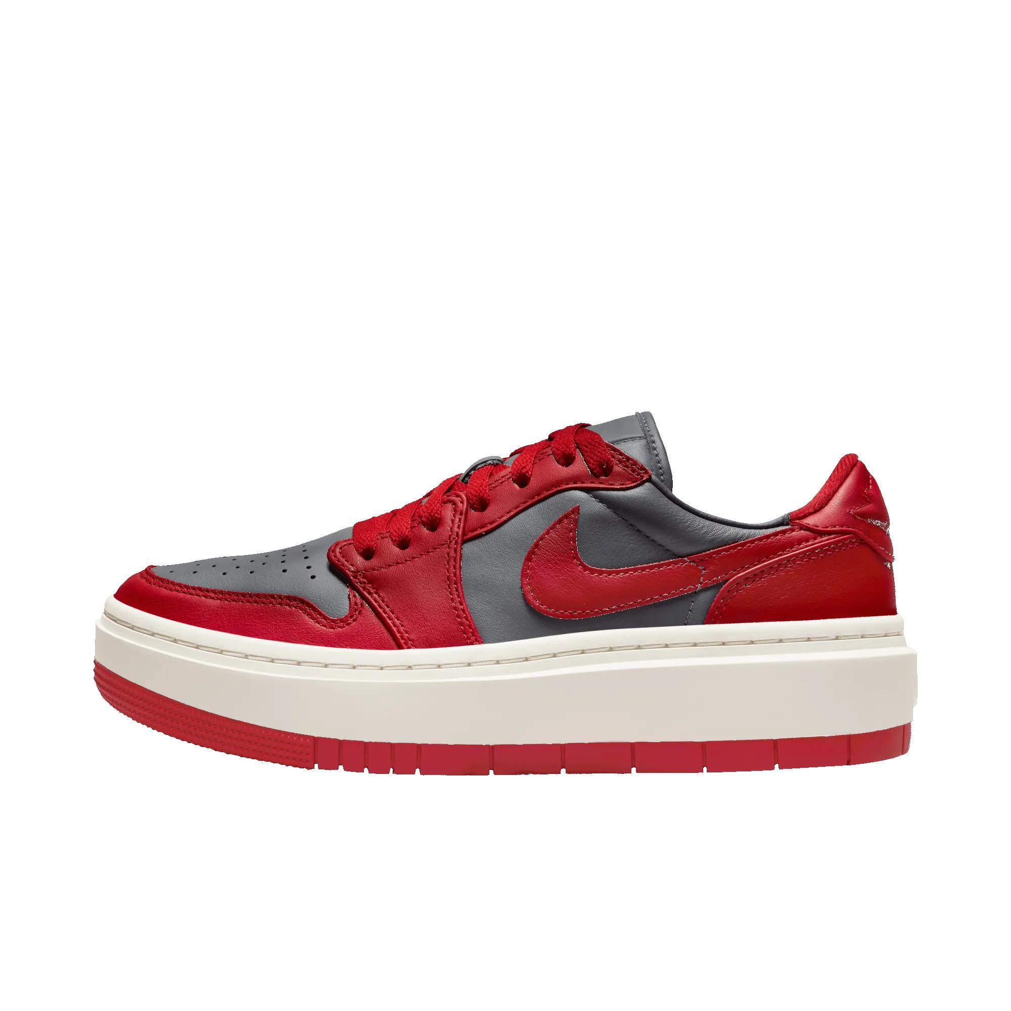 WMNS AIR JORDAN 1 ELEVATE LOW - DARK GREY / VARSITY RED-SAIL sold by Lapstone & Hammer product image thumbnail 5