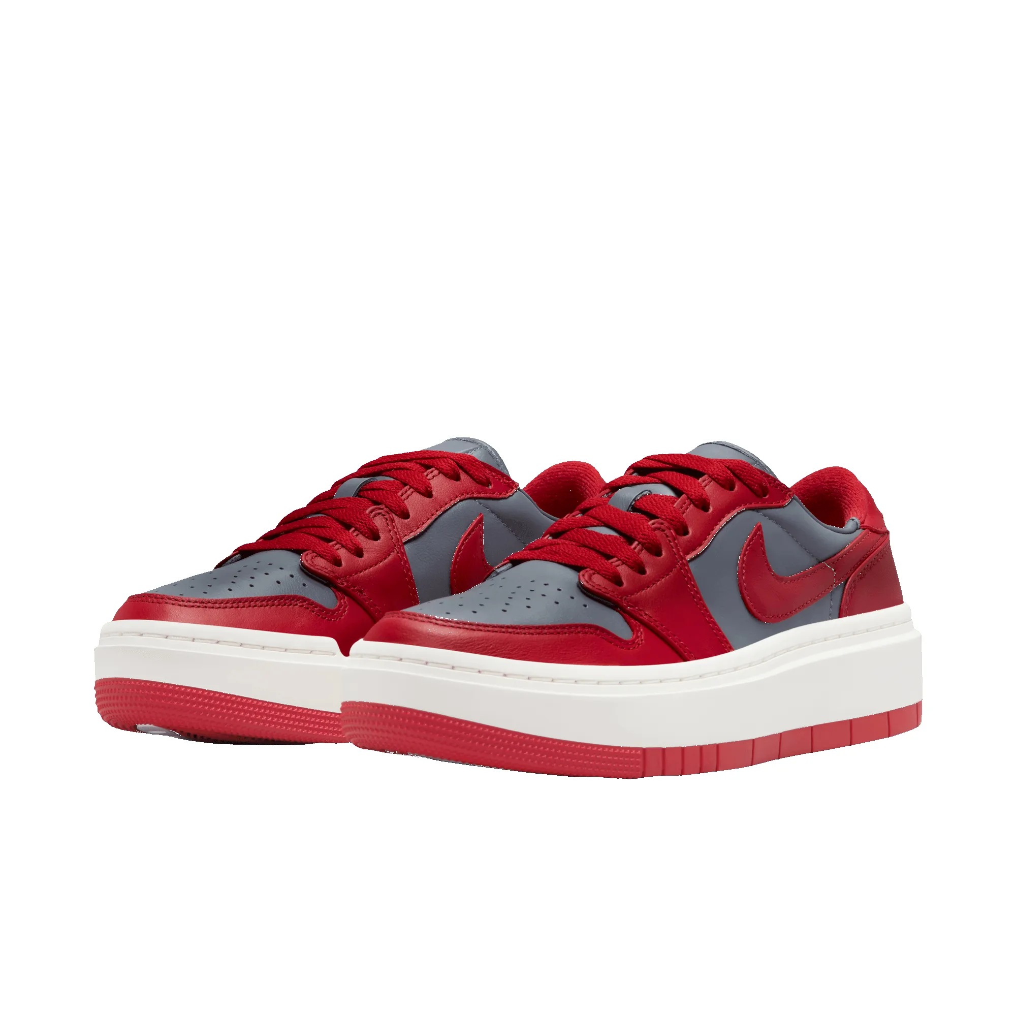 WMNS AIR JORDAN 1 ELEVATE LOW - DARK GREY / VARSITY RED-SAIL sold by Lapstone & Hammer product image thumbnail 3