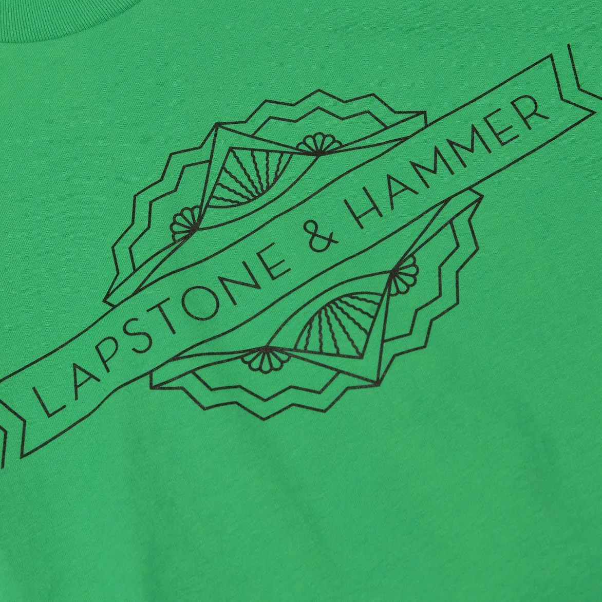 LH MAIN LOGO TEE - KELLY GREEN sold by Lapstone & Hammer product image thumbnail 3