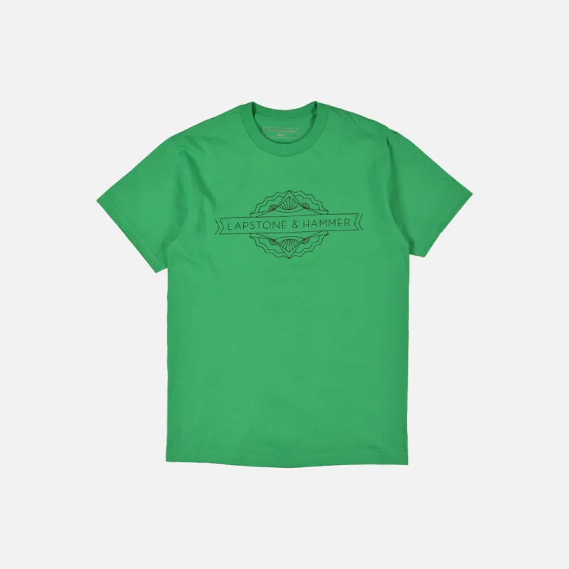 LH MAIN LOGO TEE - KELLY GREEN sold by Lapstone & Hammer