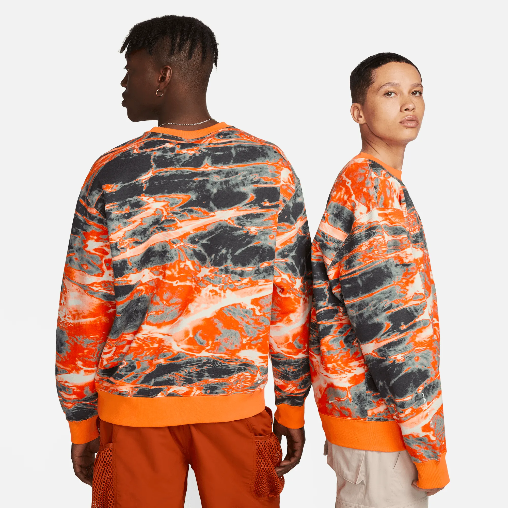 NIKE ACG FLEECE ALLOVER PRINT CREW sold by Lapstone & Hammer product image thumbnail 3