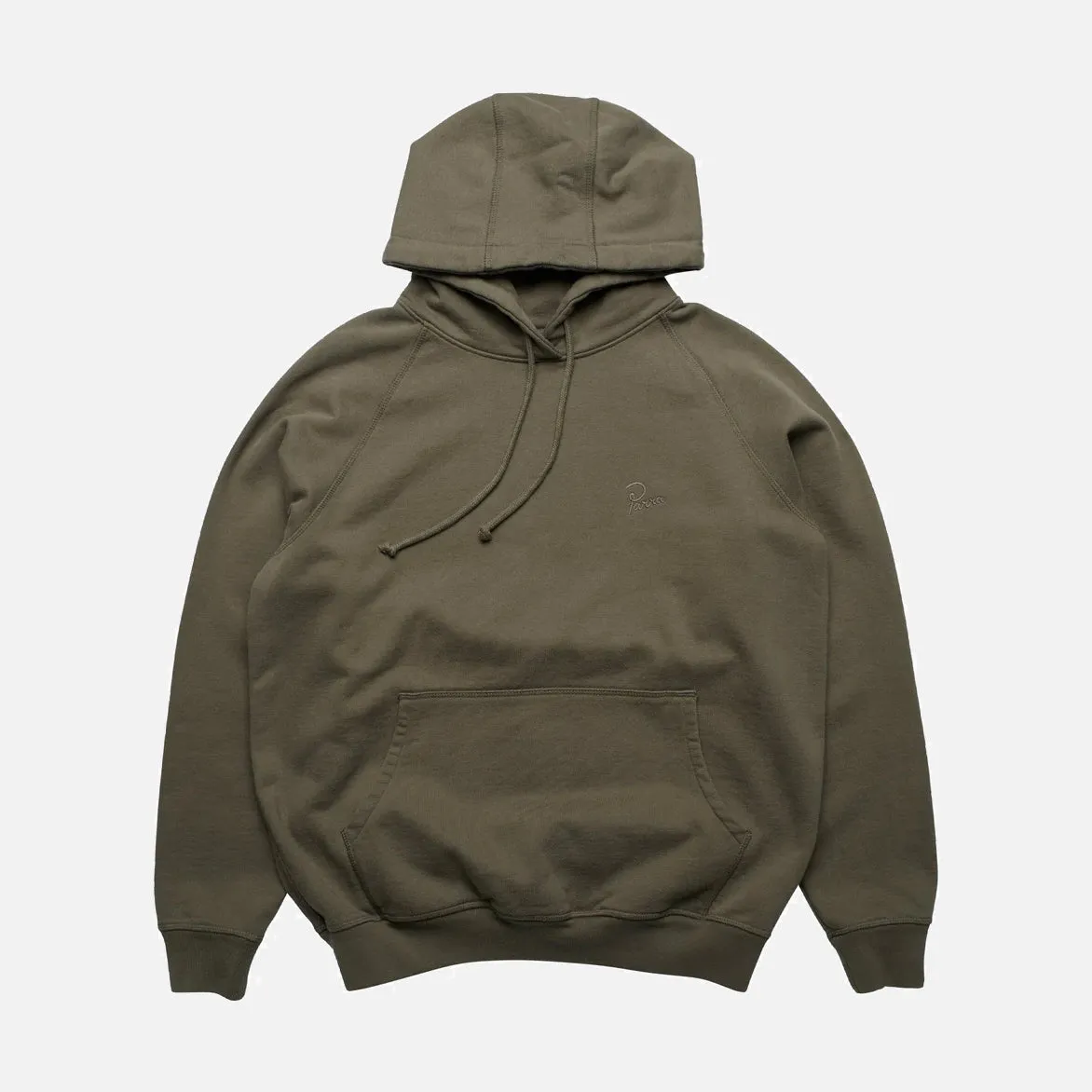 SCRIPT LOGO HOODED SWEATSHIRT - MUSHROOM sold by Lapstone & Hammer