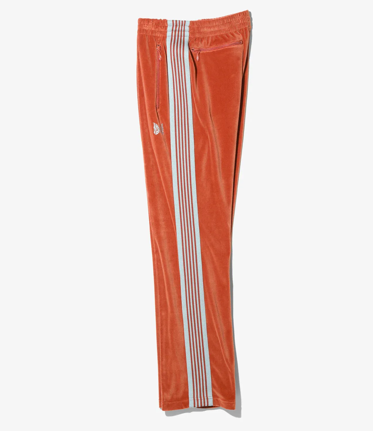 NARROW TRACK PANT C/PE VELOUR - BRICK sold by Lapstone & Hammer product image thumbnail 3