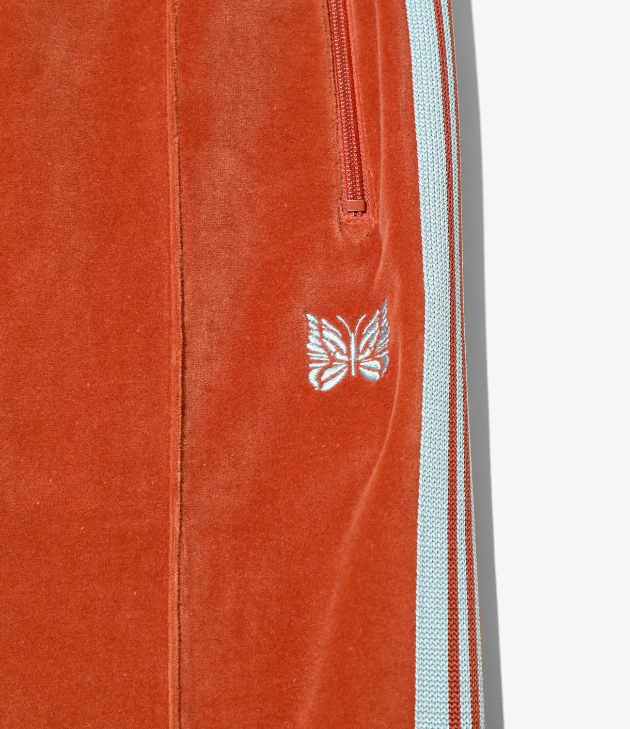 NARROW TRACK PANT C/PE VELOUR - BRICK sold by Lapstone & Hammer product image thumbnail 5